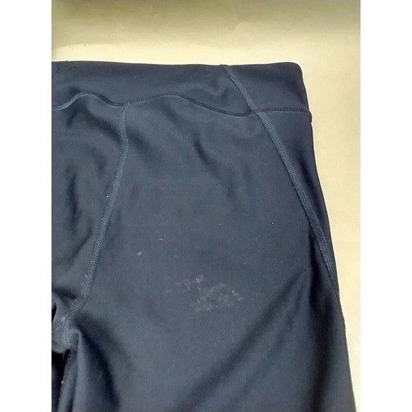 Under Armour Heat Gear Womens Compression Pants Sz Small Navy Stretch Yoga - Picture 8 of 8